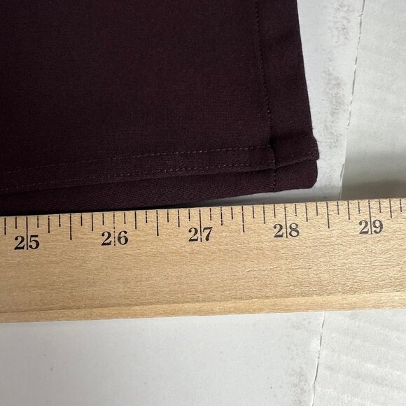 Spanx Pants Women's 36x28* Ponte Slim Straight High Rise Purple Stretch Tag XXL - Picture 12 of 16